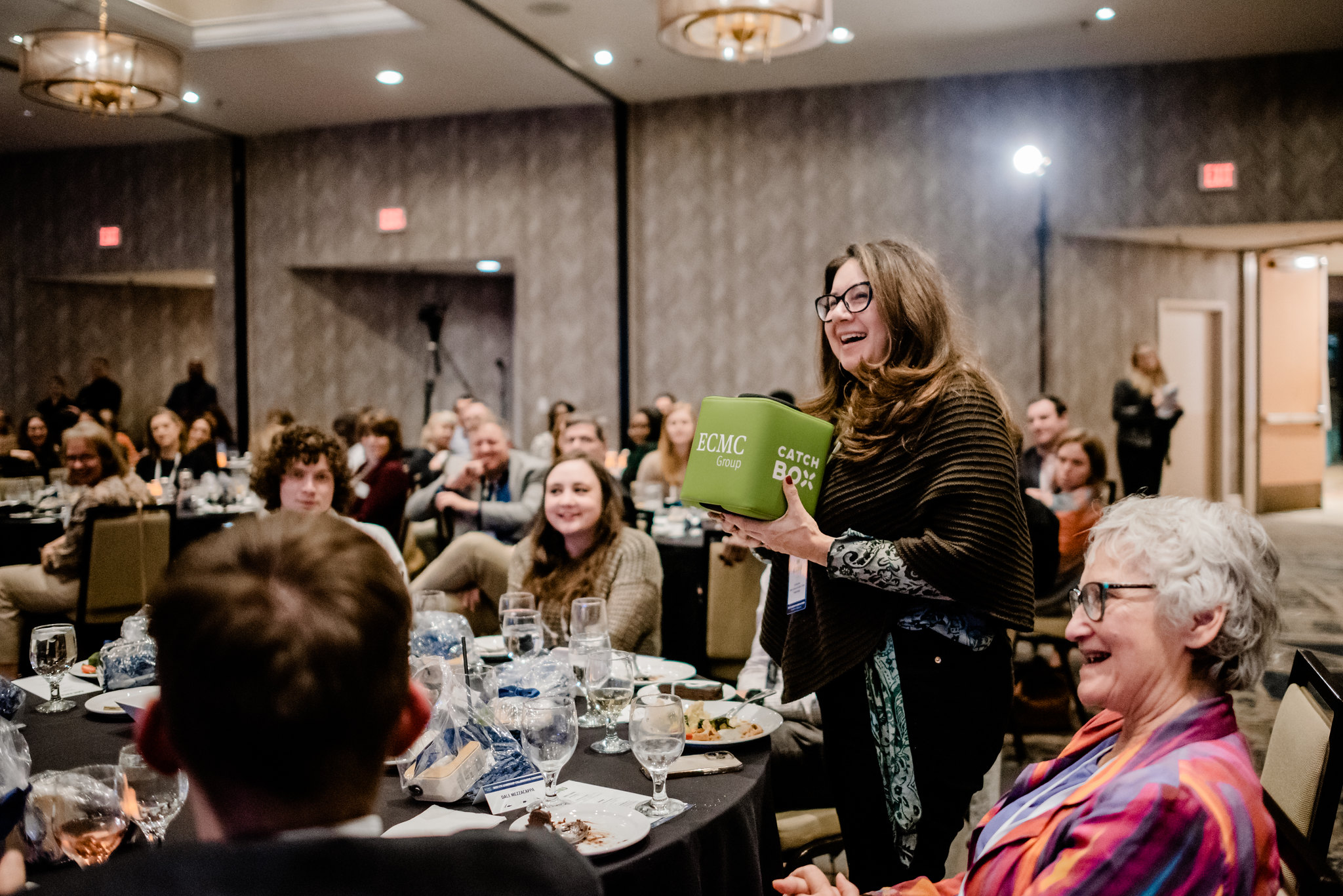 Audience Q&A during Convening keynote.